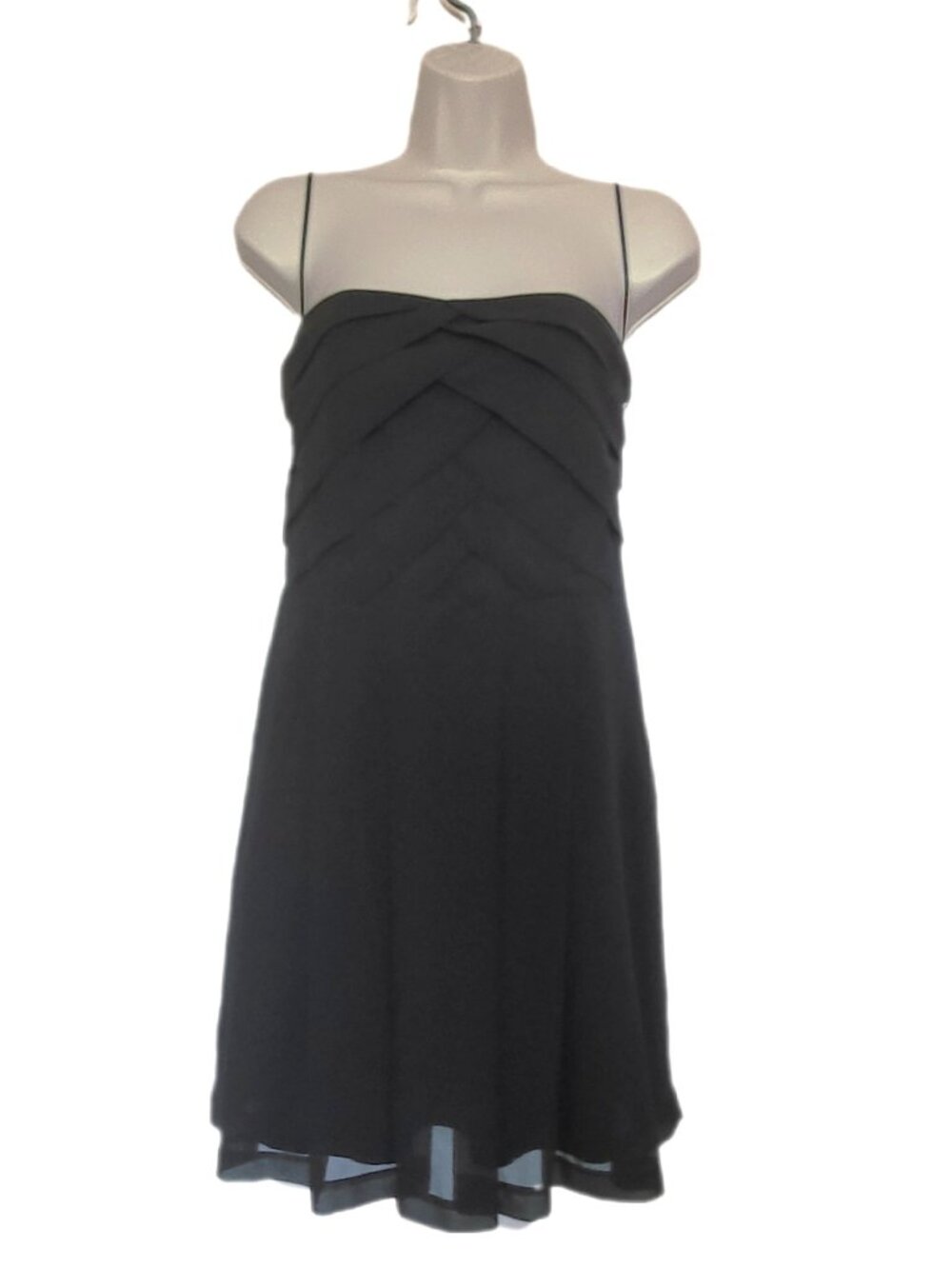 EXPRESS Women's Black Flowy Strapless Mini Party Dress Size 4